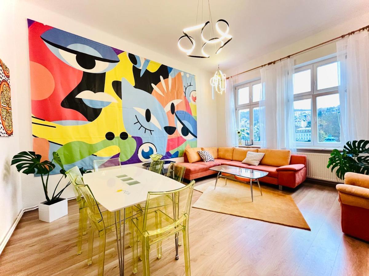 Sunny City - Apartment In Spa Zone With Private Garage Karlsbad Buitenkant foto